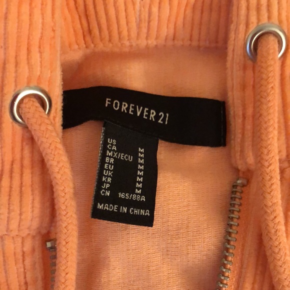 LIKE NEW Forever 21 Cropped Corduroy Jacket - Picture 3 of 3